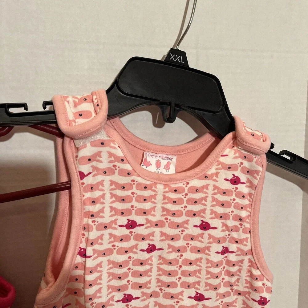 Set of two Tiptoe and Whisper Baby Girl 6-9 months Sleep Sak